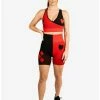 Boxlunch DC Comics Harley Quinn Athletic Shorts And Sports Bra Set -Boxlunch Shop unnamed file 576