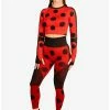 Boxlunch Miraculous: Tales Of Ladybug And Cat Noir Black Athletic Leggings And Long Sleeve Top Set -Boxlunch Shop unnamed file 581