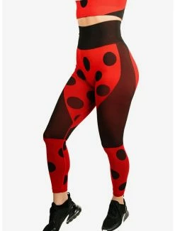 Boxlunch Miraculous: Tales Of Ladybug And Cat Noir Black Athletic Leggings And Long Sleeve Top Set -Boxlunch Shop unnamed file 585