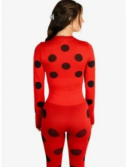 Boxlunch Miraculous: Tales Of Ladybug And Cat Noir Athletic Leggings And Long Sleeve Top Set -Boxlunch Shop unnamed file 592