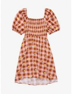 Winnie The Pooh Gingham Smock Dress - BoxLunch Exclusive -Boxlunch Shop unnamed file 598