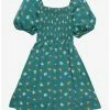 Her Universe Disney Aladdin Icons Allover Print Smocked Dress - BoxLunch Exclusive