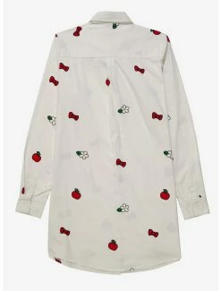 Alternative view of Sanrio Hello Kitty Icons Allover Print Button-Down Shirt Dress - BoxLunch Exclusive