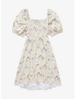 Studio Ghibli My Neighbor Totoro Allover Print Smock Dress - BoxLunch Exclusive -Boxlunch Shop unnamed file 604