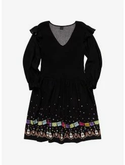 Disney Pixar Coco Guitars & Icons Women's Plus Size Dress - BoxLunch Exclusive