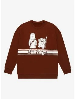 Star Wars Chewbacca & Wicket Free Hugs Crewneck - BoxLunch Exclusive