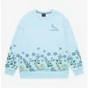 Disney Princess Cinderella Embroidered Floral Crewneck - BoxLunch Exclusive -Boxlunch Shop unnamed file 77