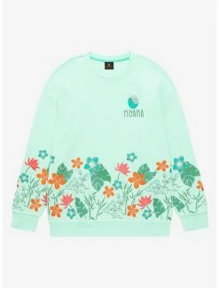 Disney Moana Pua & Heihei Floral Crewneck - BoxLunch Exclusive