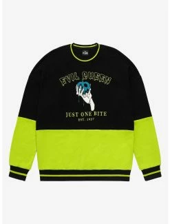 Disney Snow White Evil Queen Panel Crewneck - BoxLunch Exclusive