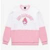 Sanrio My Melody Embroidered Panel Crewneck - BoxLunch Exclusive -Boxlunch Shop unnamed file 98